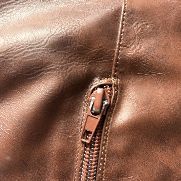 Ardene Brown Knee High Cowboy Boots | Fall Western Trend Faux Leather Size 6 - Picture 3 of 5